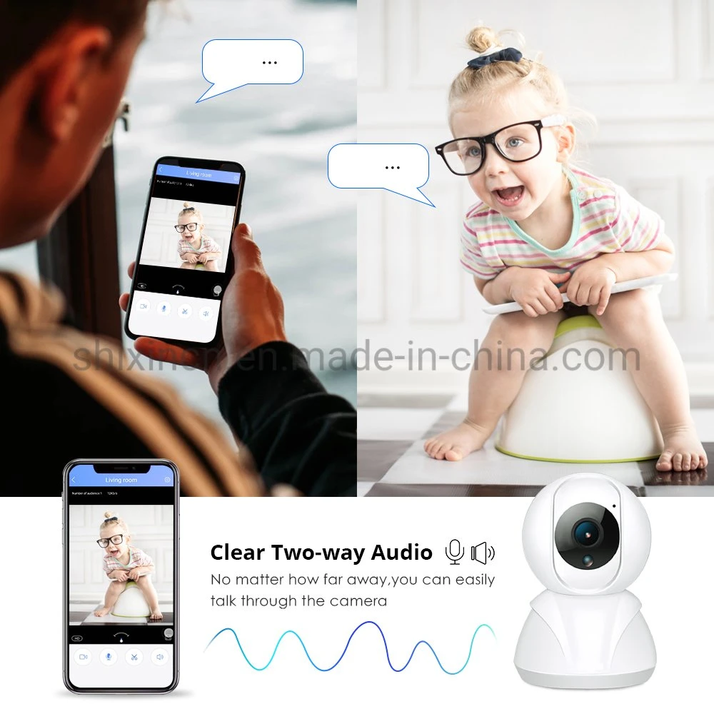 1080P HD IP Indoor Camera Baby Monitor WiFi Camera for Baby/Pet/Nanny with Night Vision