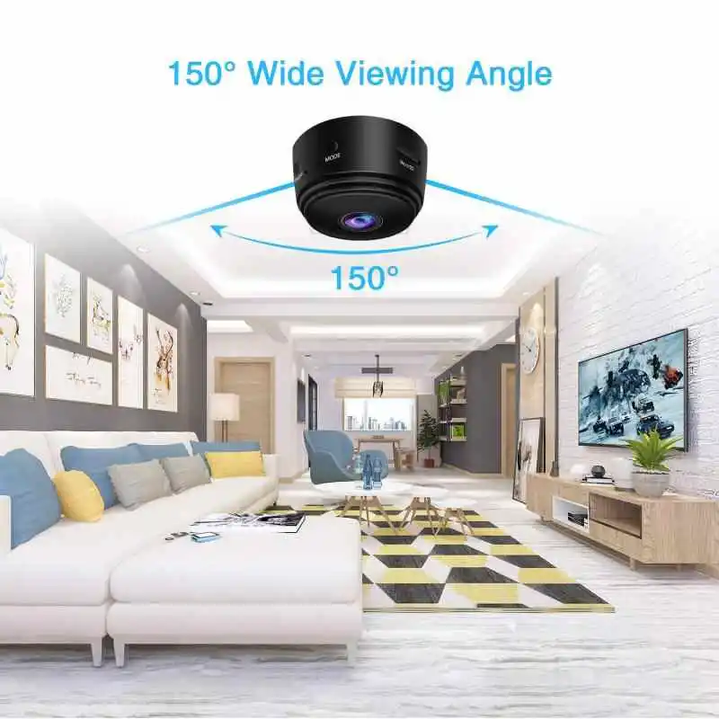 Seller Mini WiFi Camera Wireless HD 1080P Indoor Home Security Nanny Cam