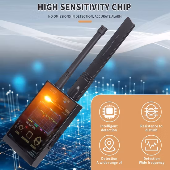 Portable RF Bug Detector WiFi Hidden Camera Detector Anti