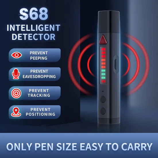 S68 GPS Tracker Finder Spy Bug Detector Hidden Camera Signal Detector
